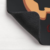 ハロウィーン用カボチャ顔 マウスパッド (コーナー)