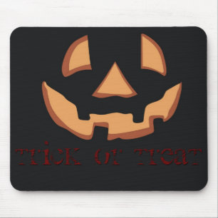 ハロウィーン用カボチャ顔 マウスパッド
