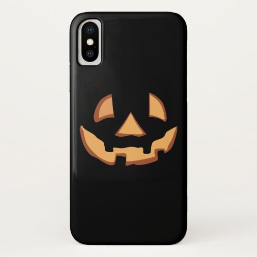 ハロウィーン用カボチャ顔 Case-Mate iPhoneケース (裏面)