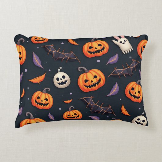 ハロウィーン用クッ芸術的ション アクセントクッション (正面)
