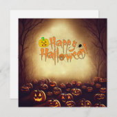 ハロウィーン用グリーティングカード2022 シーズンカード (正面/裏面)