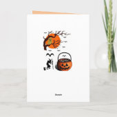 ハロウィーン用グリーティングカード カード (裏面)