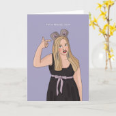 ハロウィーン用グリーティングカード カード (黄色い花)