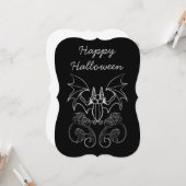 ハロウィーン用グリーティングカード カード (正面/裏面インサイチュ)