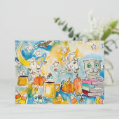 ハロウィーン用グリーティングカード シーズンカード (スタンド正面)