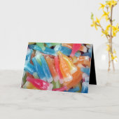 ハロウィーン用グリーティングカードL@@Kワックスボトルワックス カード (黄色い花)