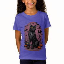 ハロウィーン用ブラックキャット魔法