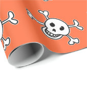 ハロウィーン用ラッピング紙とスカル柄 ラッピングペーパー (ロールコーナー)