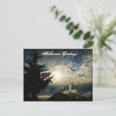 ハロウィーン用挨拶はがき ポストカード (スタンド正面)