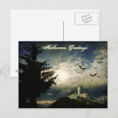 ハロウィーン用挨拶はがき ポストカード (正面/裏面)