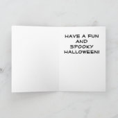 ハロウィーン用挨拶カード カード (内部)