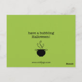 ハロウィーン用挨拶子供へはがき ポストカード (裏面)