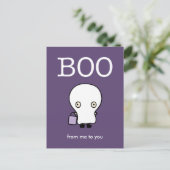 ハロウィーン用挨拶子供へはがき ポストカード (スタンド正面)