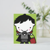 ハロウィーン用挨拶子供へはがき ポストカード (スタンド正面)