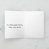 ハロウィーン用挨拶/招待状カード シーズンカード (内部)