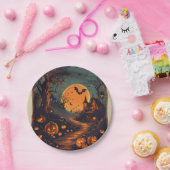 「ハロウィーン用紙プレート」 ペーパープレート (パーティー)