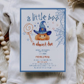 ハロウィーン男の赤ちゃんシャワーカボチャ 招待状