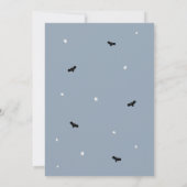 ハロウィーン男の赤ちゃんシャワー招待状 招待状 (裏面)