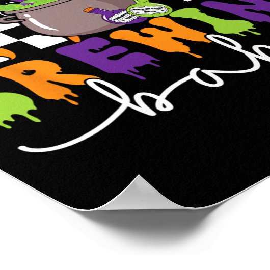 ハロウィーン男性女性子供による醸造の兄弟 ポスター (角)