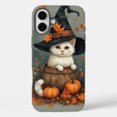ハロウィーン白猫 Case-Mate iPhoneケース (裏面)