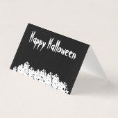 ハロウィーン白黒スカルカスタム杭 (裏面)