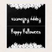 ハロウィーン白黒スカルカスタム杭 (外部フラット)