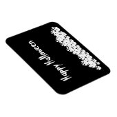 ハロウィーン白黒スカルカスタム杭 マグネット (右側)