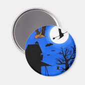 ハロウィーン真夜中 マグネット (正面/裏面)