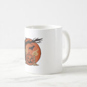 ハロウィーン睡眠 コーヒーマグカップ (正面右)