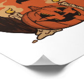 ハロウィーン睡眠 ポスター (角)