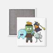 ハロウィーン磁石 マグネット (正面/裏面)