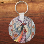 ハロウィーン神秘的な魔女バイモリーハリソン キーホルダー (正面)