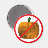 ハロウィーン禁止! マグネット (正面/裏面)