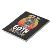 ハロウィーン私の60番誕生日ゾンビ ノートパッド (回転)