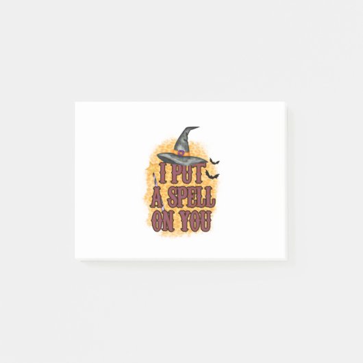 ハロウィーン私はあなたに魔法をかけた誕生日 ポストイット (正面)