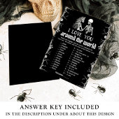 ハロウィーン私はあなたを愛して世界のブライダルゲーム 招待状