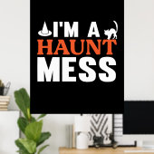 ハロウィーン私はハントの混乱誕生日 ポスター (ホームオフィス)