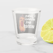 ハロウィーン私はパンプキンユーモアを打ち砕かれたい ショットグラス (裏面)