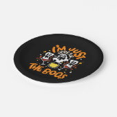 ハロウィーン私はボースのためにここにいる ペーパープレート (アングル)