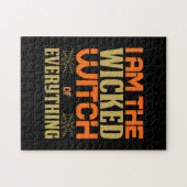 ハロウィーン私は何でも邪悪な魔女だ ジグソーパズル (横)