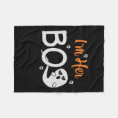 ハロウィーン私は彼女のボス誕生日 フリースブランケット (正面(横))