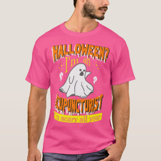 ハロウィーン私は鍼灸師で一年中怖い Tシャツ