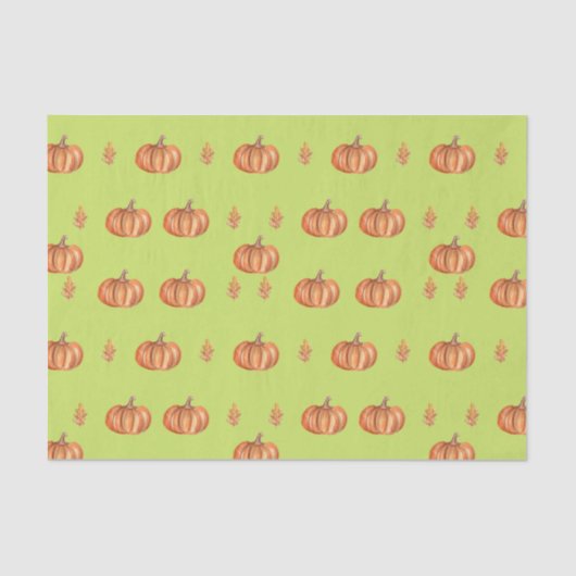 ハロウィーン秋パンプキンティッシュペーパー 薄葉紙 (正面)