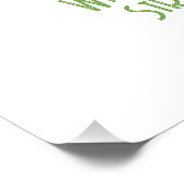 ハロウィーン秋パーティの招待状パンプキンウィッチ ポスター (コーナー)