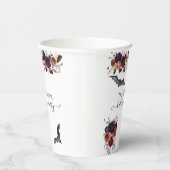 ハロウィーン秋パーティーフローラ花こうもり 紙コップ (右)