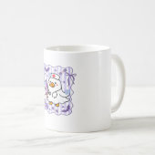 ハロウィーン秋パープルコケットガチョウナースエステート コーヒーマグカップ (正面右)