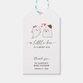 ハロウィーン秋リトルブベビーシャワーQRコード ギフトタグ (正面)