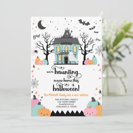 ハロウィーン秋新しいアドレス新しいホーム発表 招待状 (スタンド正面)