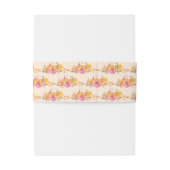 ハロウィーン秋秋カボチャの水色絵を描 招待状ベリーバンド (裏面例)