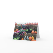 ハロウィーン秋秋カボチャンスノートカード